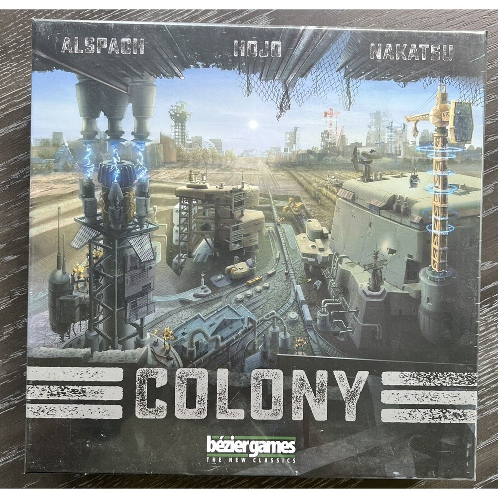 Colony Board Game by Alspach, Hojo, and Nakatsu 2016 Bezier Games, New & Sealed